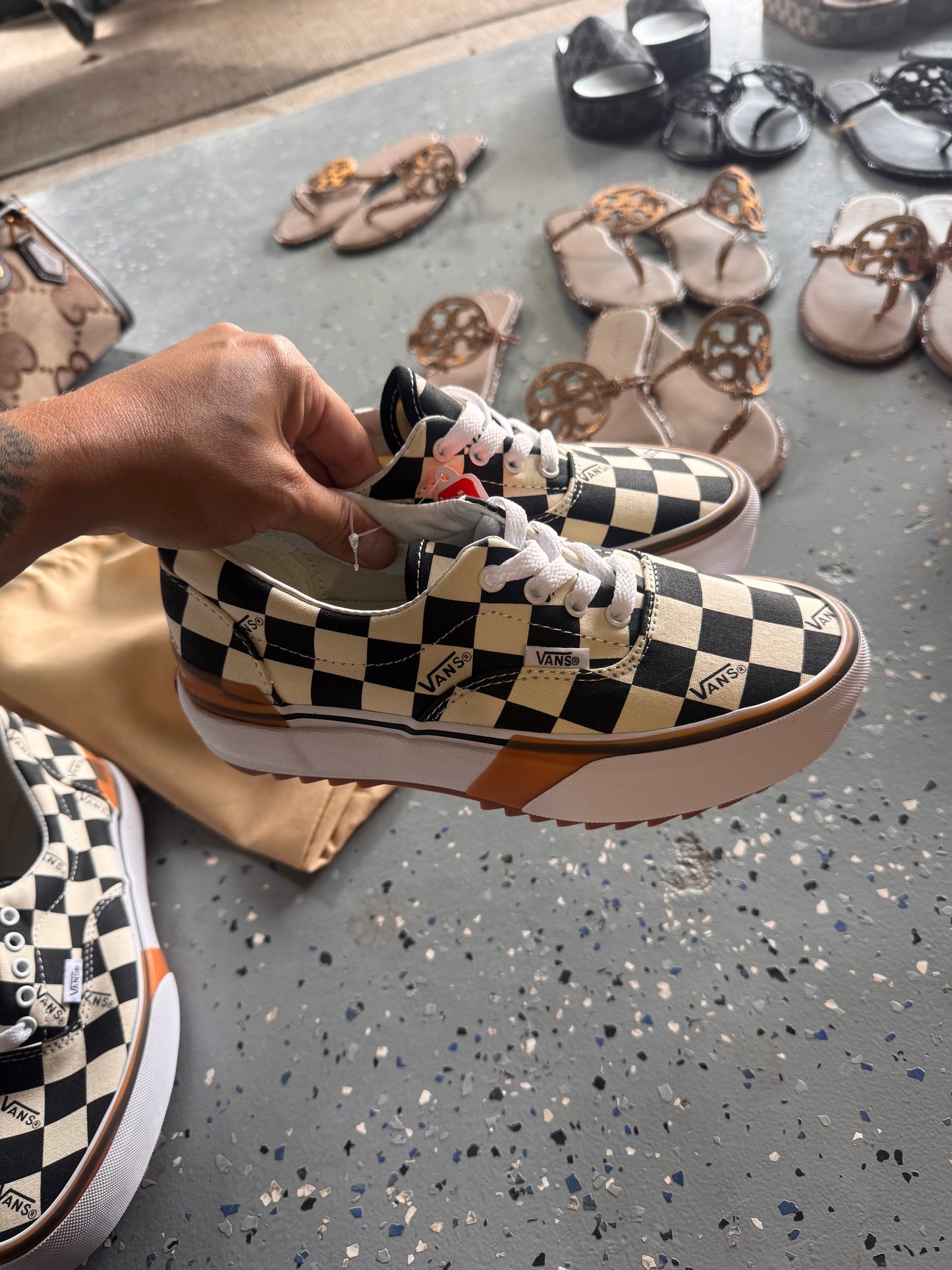 Checkered vans